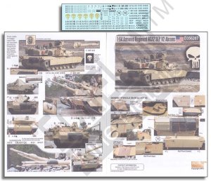 画像1: Echelon[D356207]現用米 M1A2 エイブラムズ SEP V2 第64機甲連隊第1大隊 (1)