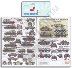 画像1: Echelon[D356215]1/35 ウクライナ軍のAFV(ウクライナ・ロシア危機)Part.6:BRDM-2,BRDM-2RKhb,2S3,BTR-70,BTR-80&T-64B