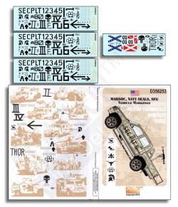画像1: Echelon[D356253]1/35 米軍特殊部隊の車両マーキング
