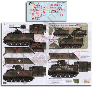 画像1: Echelon[D356275]1/35 米 ベトナム戦争での第1/5歩兵連隊所属のM113とM132ジッポー (1)