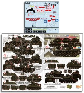 画像1: Echelon[D356291]1/35 ベトナム戦争 アメリカ陸軍ベトナムでの第10騎兵連隊所属のM48とM113 (1)