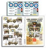 Echelon[D356299]1/35 WWII イギリス陸軍 中近東のGHQコマンドジープ