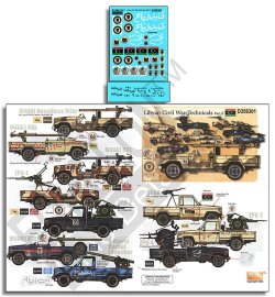 画像1: Echelon[D356301]1/35 現用 リビア内戦の民兵テクニカル パート2