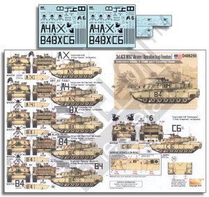 画像1: Echelon[D486250]1/48 米第3機甲騎兵連隊のエイブラムス(イラク戦争) (1)