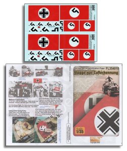 画像1: Echelon[FL354010]1/35 WWII ドイツ 対空識別／標識旗 (1)