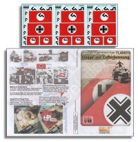 Echelon[FL484010]1/48 WWII ドイツ 対空識別／標識旗