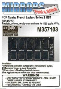 画像1: Echelon[M357103]フランス ルクレール2 MBT用ミラーセット (タミヤ用) (1)