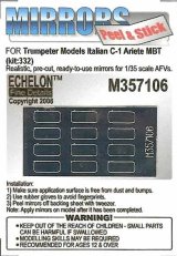 Echelon[M357106]イタリア C-1 Ariete MBTミラーセット (Trumpeter用)