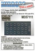 Echelon[M357111]独 sd.kfz.234/1、sd.kfz.234/4用ミラーセット (DML用)