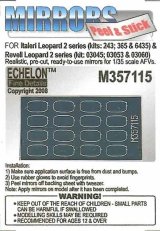 Echelon[M357115]独 Leopard 2A4/2A5/2A6 MBT用ミラーセット(ItaleriRevell用)