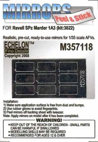 Echelon[M357118]独 SPz Marder 1A3用ミラーセット(Revell用)
