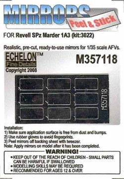 画像1: Echelon[M357118]独 SPz Marder 1A3用ミラーセット(Revell用)
