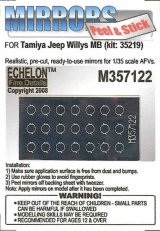Echelon[M357122]Jeep Willys MB用ミラーセット(タミヤ用)21ケセット