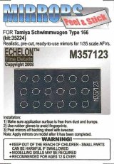 Echelon[M357123]シュビムワーゲン Type166用ミラーセット(タミヤ用)