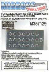 Echelon[M357129]Sd.Kfz.251 Ausf B用ミラーセット(Zvezda/Revell用)