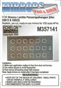Echelon[M357141]Sd.Kfz.221 Mirrors (Bronco) (Adhesive)