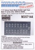 Echelon[M357144]British Light Tank Mk VI series Mirrors (Vulcan) (Adhesive)