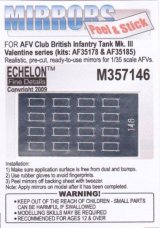 Echelon[M357146]Valentine Tank series Mirrors (AFV Club) (Adhesive)