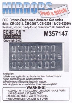 画像1: Echelon[M357147]Staghound AC series Mirrors (Bronco) (Adhesive)