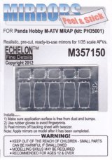 Echelon[M357150]M-ATV MRAP Mirrors (Panda Hobby) (Adhesive)