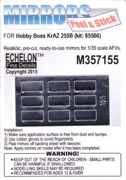 画像1: Echelon[M357155]露 KrAZ 225Bトラック ミラーセット(ホビーボス用)