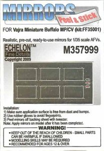 画像1: Echelon[M357999]バッファロー MP/CV 用ミラーセット(Vajra Miniature用) (1)