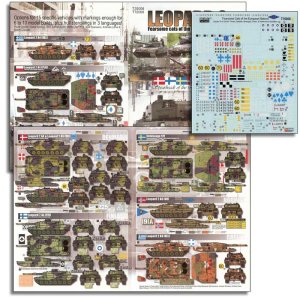 画像1: Echelon[T35008]ヨーロッパ各国のレオパルド2用デカールセット (1)