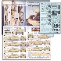 Echelon[T35015]US ARMY (1-64 Armor, HQ & C Co) M1A1HAs in "OIF"