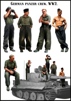 画像2: エボリューション[BigSet-3 ]1/35 WwIIドイツ陸軍 戦車搭乗員 大戦初期セット 夏場の整備