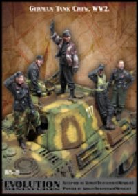 エボリューション[BigSet-8 ]1/35 WWIIドイツ陸軍 戦車搭乗員 大戦後期セット 信号弾撃て