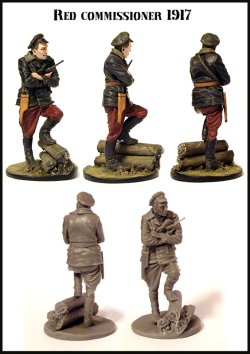 画像2: エボリューション[EM-35003]1/35　ロシア赤軍政治委員 1917