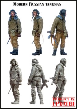画像2: エボリューション[EM-35011]1/35　現用ロシア連邦軍 AKを持つ戦車兵