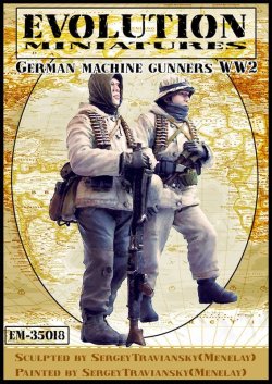 画像2: エボリューション[EM-35018]1/35　WWIIドイツ陸軍 冬季装備の機関銃チーム