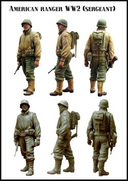 画像2: エボリューション[EM-35026]1/35　WWIIアメリカ陸軍レンジャー部隊