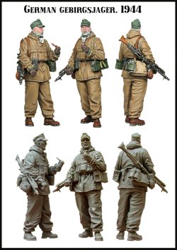 画像2: エボリューション[EM-35029]1/35　WWIIドイツ陸軍冬季装備したMG42機関銃射撃手 1944〜45