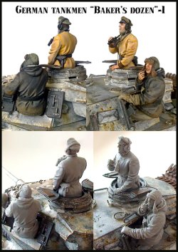 画像2: エボリューション[EM-35032]1/35　WWII冬姿のドイツ武装SS戦車兵 パン屋の一ダース(1)帳尻が合わない物量差