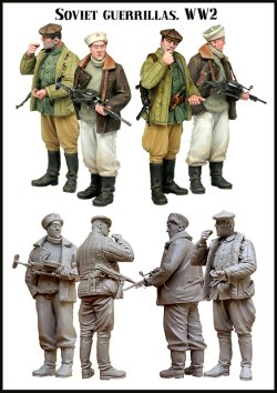 画像2: エボリューション[EM-35036]1/35　WWII最後の打合せを行うソ連パルチザン