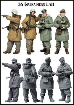 画像2: エボリューション[EM-35043]1/35　WWIIドイツ武装SS擲弾兵 打合せするLAH兵士と士官