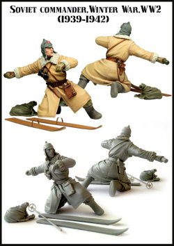 画像2: エボリューション[EM-35045]1/35　WWII投擲するスキー装備のソビエ偵察隊官兵 1939〜42