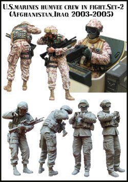 画像2: エボリューション[EM-35063]1/35　現用アメリカ海兵隊 応戦するハンビー搭乗員 アフガニスタン/イラク2003〜2005(2)
