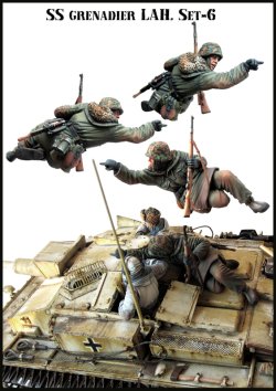 画像2: エボリューション[EM-35066]1/35　WWIIドイツ武装SS 物影に面意身を隠す冬季装備のLAH擲弾兵