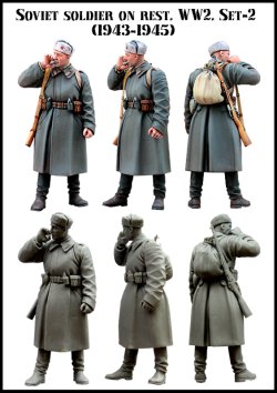 画像2: エボリューション[EM-35070]1/35　WWII煙草休憩を取るビエト兵士 1943〜194