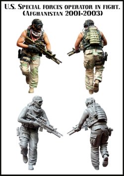 画像2: エボリューション[EM-35076]1/35　現用アメリカ特殊部隊 応戦するオペレーター(1)火点移動 アフガニスタン2001〜2003