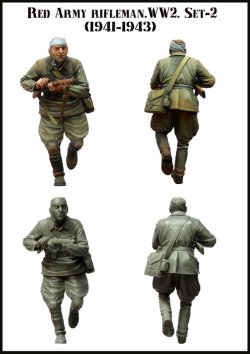 画像2: エボリューション[EM-35079]1/35　WWII戦うソビエト兵士(1)負傷しても 1941〜43