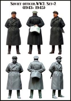 画像2: エボリューション[EM-35083]1/35　WWII黒コートを着たソビエト軍将校 1943〜45