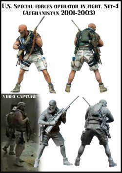 画像2: エボリューション[EM-35090]1/35　現用アメリカ特殊部隊 応戦するオペレーター(4)狙撃 アフガニスタン2001〜2003