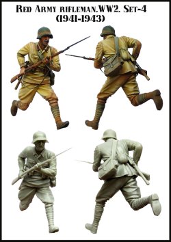 画像2: エボリューション[EM-35094]1/35　WWII戦うソビエト兵士(4)前線 1941〜43
