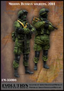 画像1: エボリューション[EM-35098]1/35　現用ロシア連邦軍兵士(1) 戦線哨戒 クリミア2014 (1)