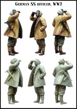 画像2: エボリューション[EM-35103]1/35　WWIIドイツ武装SS将校 双眼鏡を使う将校