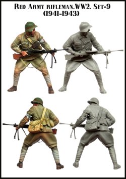 画像2: エボリューション[EM-35114]1/35　WWII戦うソビエト兵士(9)援護 1941〜43